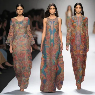 The fashion designer showcased a collection inspired by the chaldean culture, featuring intricate patterns and rich colors.