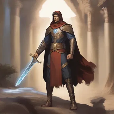 In the mystical land of Argoth, the young hero sought guidance from the ancient Chaldean to unlock the secrets of his magical abilities.