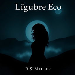 A minimalist book cover featuring the silhouette of an enigmatic female figure, her face partially obscured by shadows suggesting mystery and longing