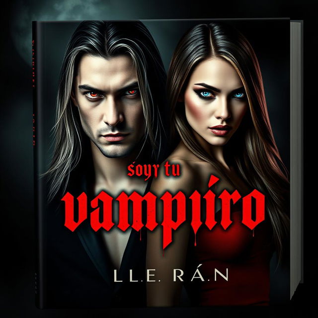 A captivating book cover design titled 'Soy tu vampiro'