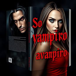 A captivating book cover design titled 'Soy tu vampiro'