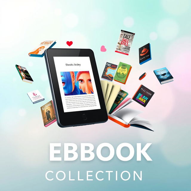 A vibrant and inviting eBook shop banner featuring a modern, sleek design