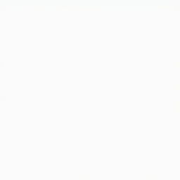 A minimalist design featuring a clean, pure white background