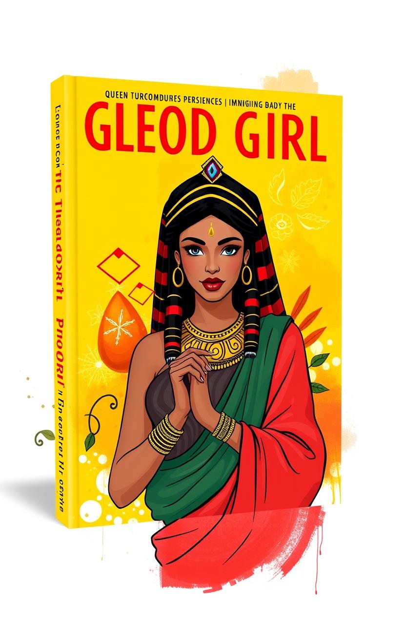 An illustrative book cover and jacket for a personal development book that focuses on inner work and changing dating experiences for the 'Good Girl'