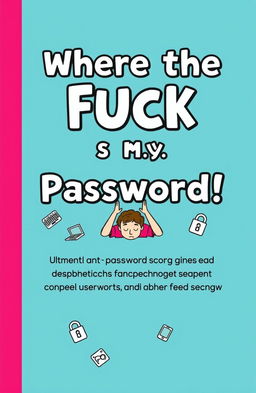 A humorous and practical design for a password logbook cover