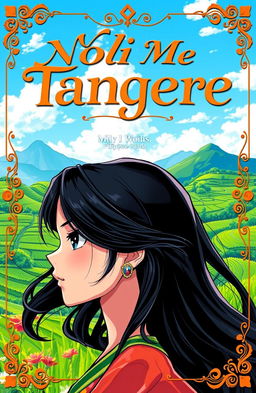 A vibrant and eye-catching anime-style book cover for "Noli Me Tangere"