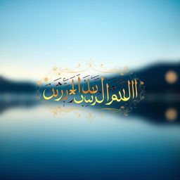 A stunning mobile phone background featuring the Arabic calligraphy of the phrase "فَاللّهُ خَيْرٌ حافِظاً وَ هُوَ اَرْحَمُ الرّاحِمينَ" beautifully centered
