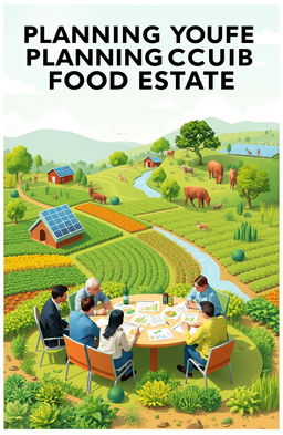 A comprehensive guide layout for planning a successful food estate, incorporating diverse elements such as policy perspectives, advanced technology applications, and sustainable practices