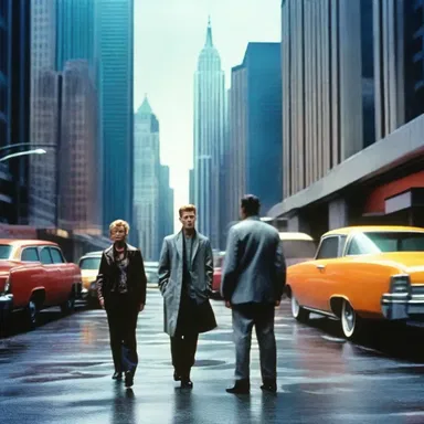 In the futuristic cityscape of the sci-fi movie, the cockney dialect was used by the lower-class characters to portray their urban upbringing.