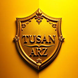 A striking profile picture featuring a golden shield at its center