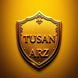 A striking profile picture featuring a golden shield at its center
