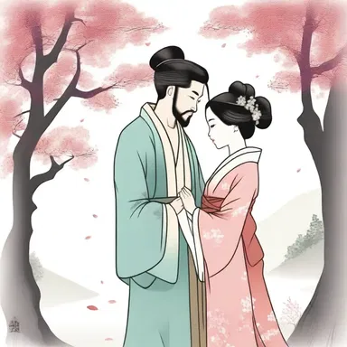 The confucian ideals of loyalty and devotion played a central role in the romantic love story.