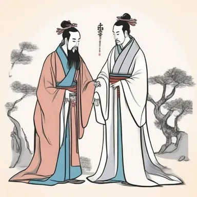 The confucian ideals of loyalty and devotion played a central role in the romantic love story.