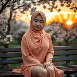 An 18-year-old Chinese girl with white, healthy skin and an oval face, partially closing her eyes, exhibiting immense beauty and model-esque qualities