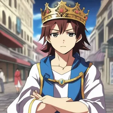 In the anime series, the protagonist embarks on a quest to find the mystical crown that grants unlimited power.