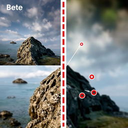 Transform the provided image, preserving the essence while adding mark points similar to those in the reference image
