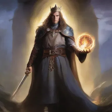In the fantasy novel, the rightful heir to the throne sets out on an epic journey to reclaim the enchanted crown stolen by an evil sorcerer.