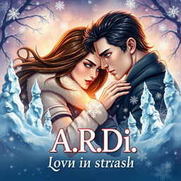 A captivating book cover illustration for 'A