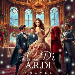 A stunning book cover for the romantic novel 'A