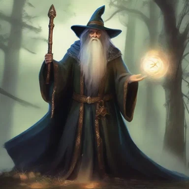 The wizard used his magical staff to conjure a powerful dc spell that paralyzed the enemy.