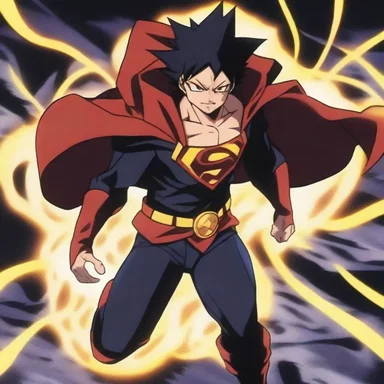 The protagonist in the anime series possessed the ability to control dc energy and used it to defeat the villains.