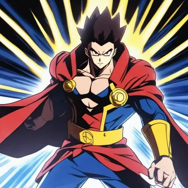 The protagonist in the anime series possessed the ability to control dc energy and used it to defeat the villains.