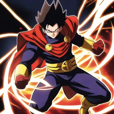 The protagonist in the anime series possessed the ability to control dc energy and used it to defeat the villains.