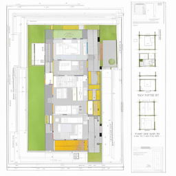 A detailed architectural layout of a house measuring 28 feet by 45 feet, with the locations of all furniture, interior walls, and outdoor spaces.