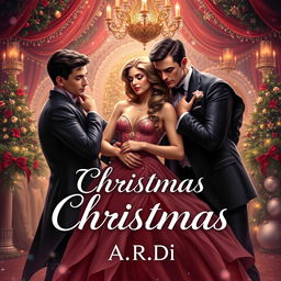 A captivating book cover for a romance novel by 'A