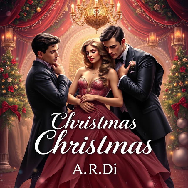 A captivating book cover for a romance novel by 'A