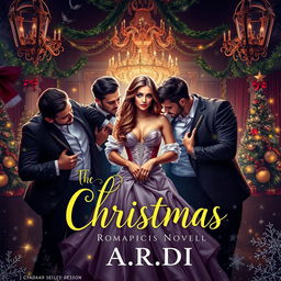 A captivating book cover for a romance novel by 'A