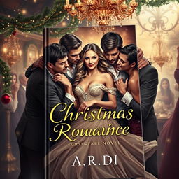 A captivating book cover for a romance novel by 'A