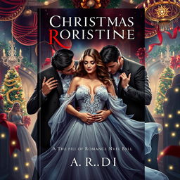 A captivating book cover for a romance novel by 'A