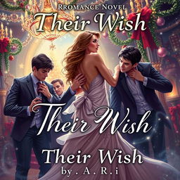 An enchanting book cover for the romance novel 'Their Wish' by 'A