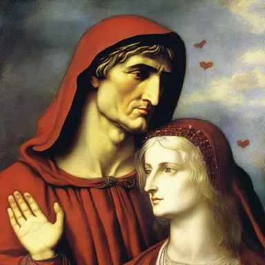Through his beautiful poetic language, Dante Alighieri portrays the dantesque love story between himself and Beatrice in his writings.