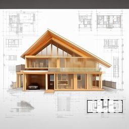 A detailed architectural design of a house spanning 28 feet by 45 feet, complete with floor plans, rooms, and exterior design.