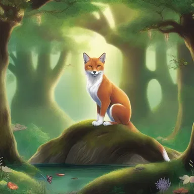 The author created a mystical and delphian world filled with magical creatures and enchanted forests.