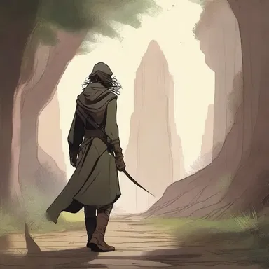 The novel explores the enigmatic and delphian nature of the protagonist's journey.
