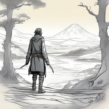 The novel explores the enigmatic and delphian nature of the protagonist's journey.