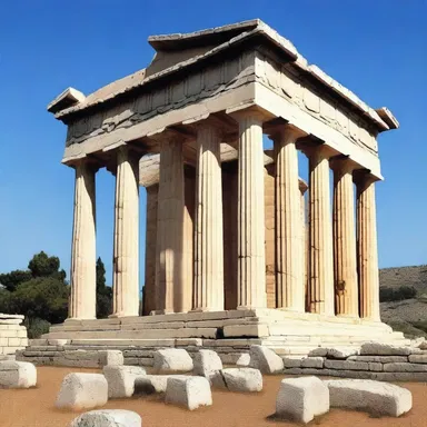 The ancient Greek temple was believed to be a sacred and delphian place, where the oracle of Apollo revealed prophetic messages.