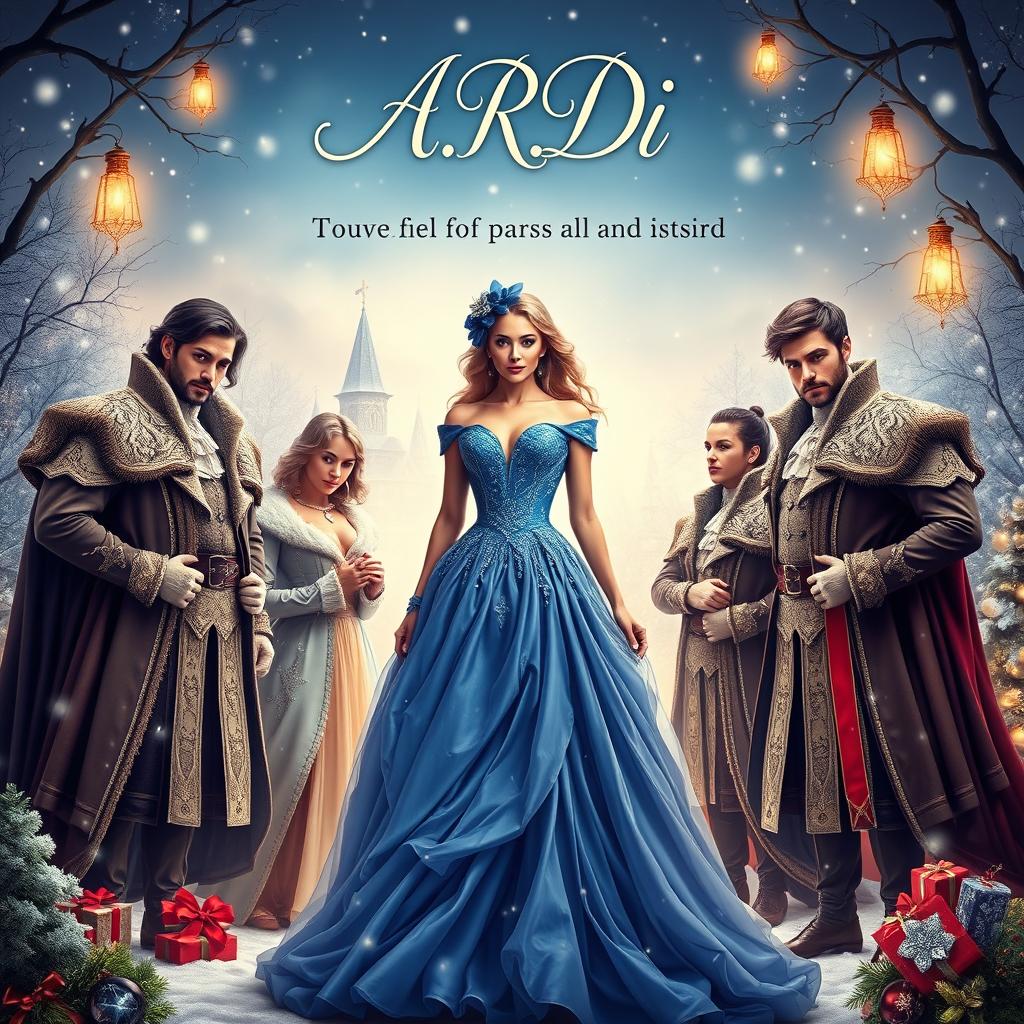 A captivating book cover for a steamy romance novel titled 'A