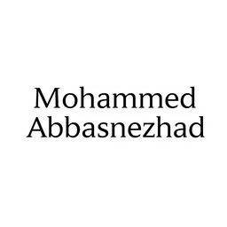 The name 'Mohammad Abbasnezhad' displayed prominently in bold black font on a clean, bright white background
