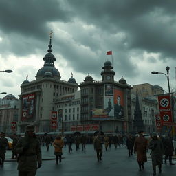 A dystopian version of Tehran in the year 2023 under Nazi Germany's rule