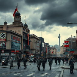 A dystopian version of Tehran in the year 2023 under Nazi Germany's rule