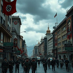 A dystopian version of Tehran in the year 2023 under Nazi Germany's rule