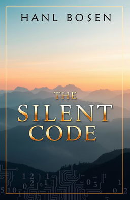 A visually striking and motivational book cover design for the title 'The Silent Code'