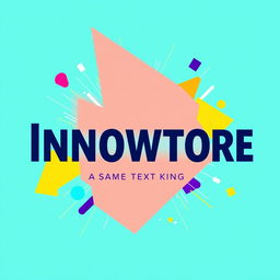 A modern and sleek design featuring the same text, surrounded by a vibrant and dynamic background
