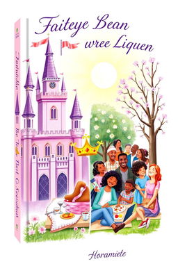 A whimsical book cover that beautifully contrasts the signs of royalty and everyday life