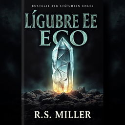 A dark and malevolent book cover featuring the title 'Lúgubre Eco' at the top and the author's name, R