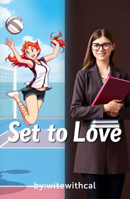 A visually striking book cover featuring two main characters